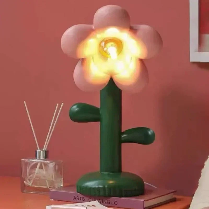 Flower Children's Room Decor Table Lamp Green Resin Desk LED Lighting Fixture Living Shop House Atmosphere Light table
Flower Children's Room Decor Table Lamp Green Resin Desk LED Lighting Fixture Living Shop House Atmosphere Light table