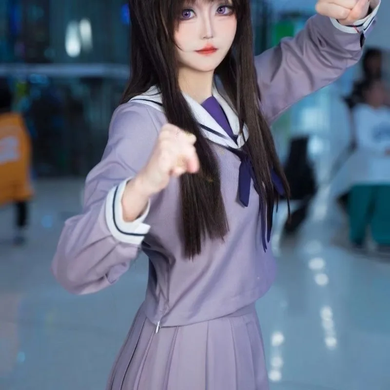Anime Iki Hiyori Cosplay Costume Japanese Purple Sailor Jk School Uniform Suit for Women Roleplay Carnival Party Outfits
Anime Iki Hiyori Cosplay Costume Japanese Purple Sailor Jk School Uniform Suit for Women Roleplay Carnival Party Outfits