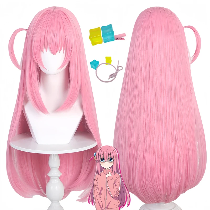 Anime Bocchi The Rock Hitori Gotoh Cosplay Wig Cute Cool Girl Pink Long Straight Synthetic Wig Comic Con Coser Princess Wigs
Anime Bocchi The Rock Hitori Gotoh Cosplay Wig Cute Cool Girl Pink Long Straight Synthetic Wig Comic Con Coser Princess Wigs