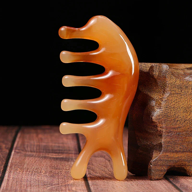 Big Teeth Head Acupoint 5-Tooth Meridian Blood Massage Comb Resin Large-Tooth Head Massage Tool 5-Paw Half Round Shap Comb
Big Teeth Head Acupoint 5-Tooth Meridian Blood Massage Comb Resin Large-Tooth Head Massage Tool 5-Paw Half Round Shap Comb
