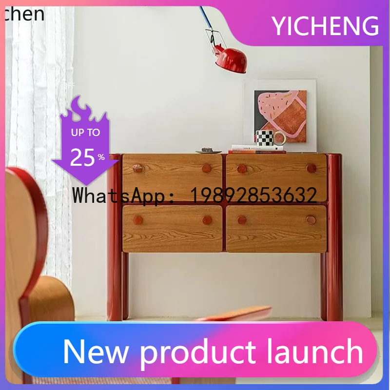 Creative Storage Entrance Cabinet Foyer Corridor Decorative Solid Wood Side Cabinet
Creative Storage Entrance Cabinet Foyer Corridor Decorative Solid Wood Side Cabinet