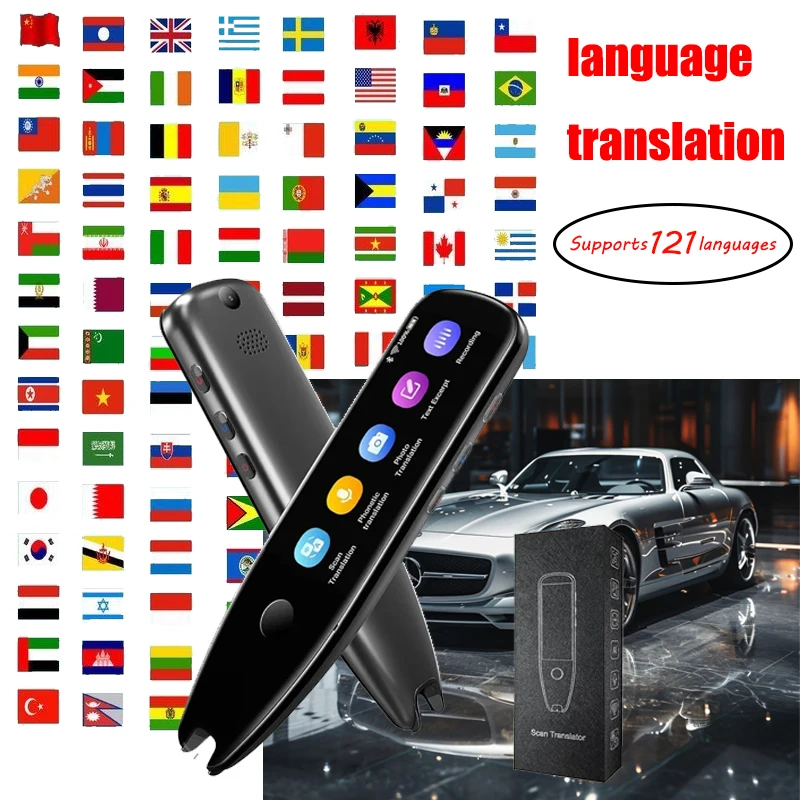 Voice Smart Scan Pen Portable Wireless Multi-Function Translator 121 Language Translator Business Dictionary Pen
Voice Smart Scan Pen Portable Wireless Multi-Function Translator 121 Language Translator Business Dictionary Pen