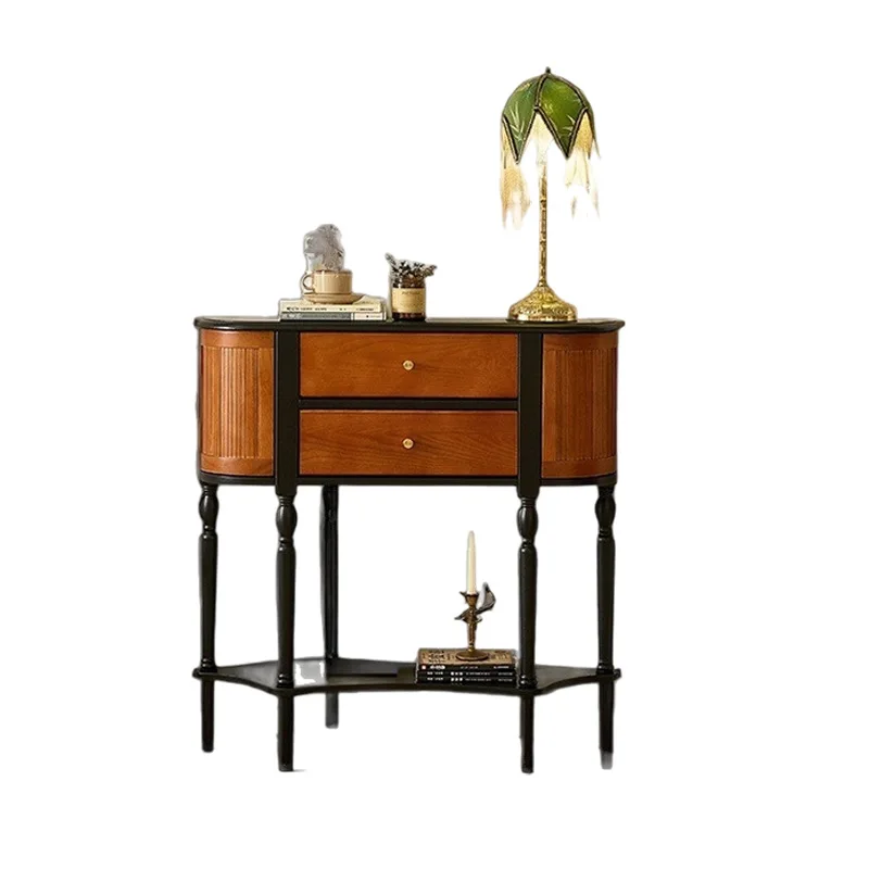 entrance table against the wall ultra-narrow entrance table French living room corridor aisle retro decorative cabinet
entrance table against the wall ultra-narrow entrance table French living room corridor aisle retro decorative cabinet