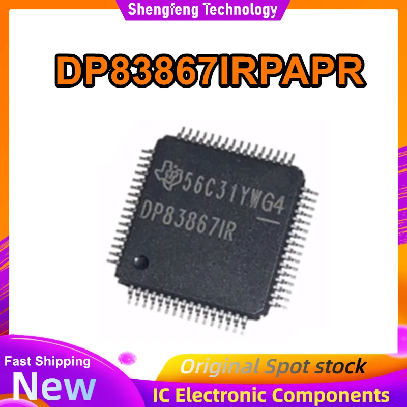 DP83867IRPAPR HTQFP-64 DP83867IR IC-чип 100% новый, оригинальный, в наличии
DP83867IRPAPR HTQFP-64 DP83867IR IC-чип 100% новый, оригинальный, в наличии