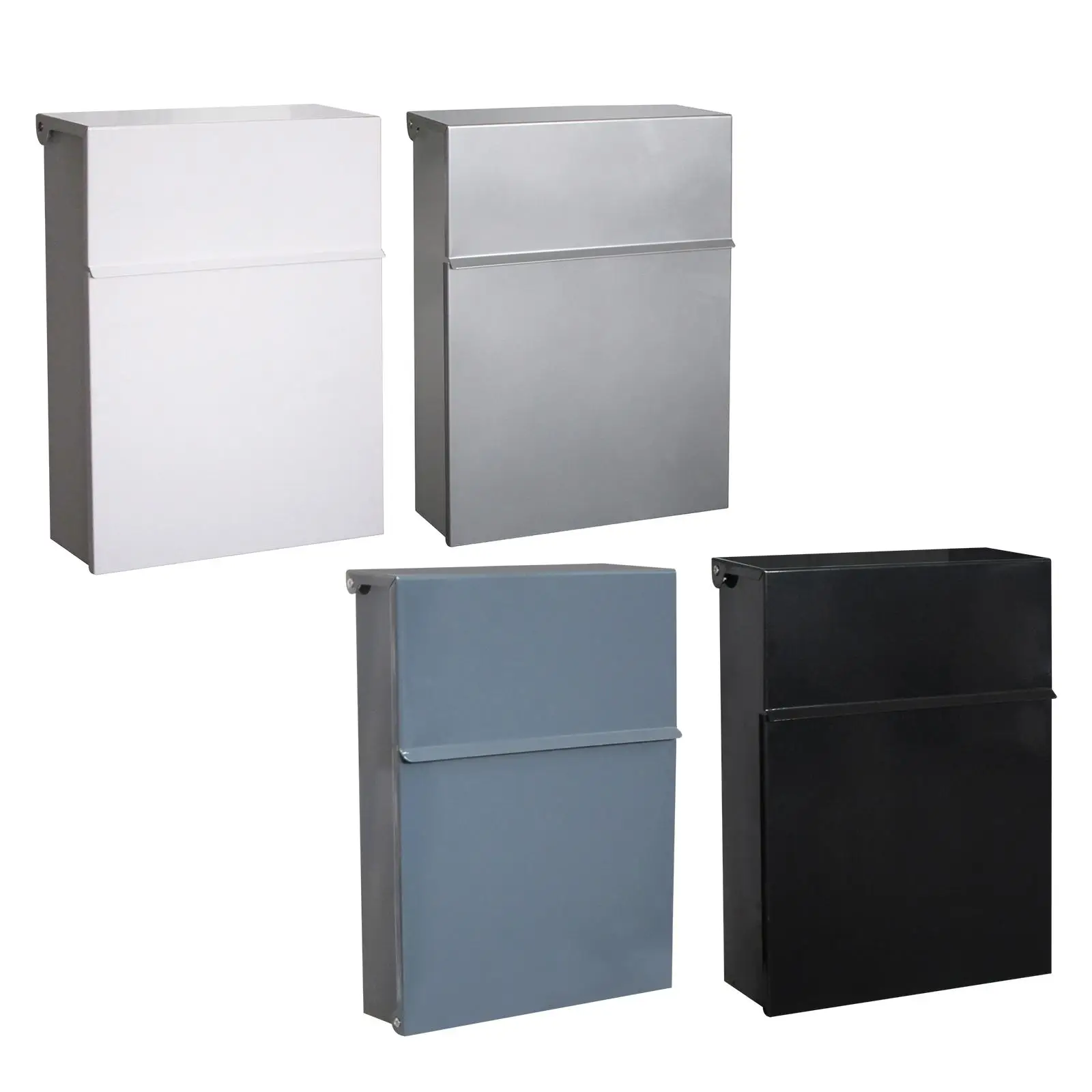 Wall Mount Mailbox Large Capacity Vintage Style Metal Postbox Letterbox Key Lock Mail Box for Outdoor Indoor External Gate
Wall Mount Mailbox Large Capacity Vintage Style Metal Postbox Letterbox Key Lock Mail Box for Outdoor Indoor External Gate