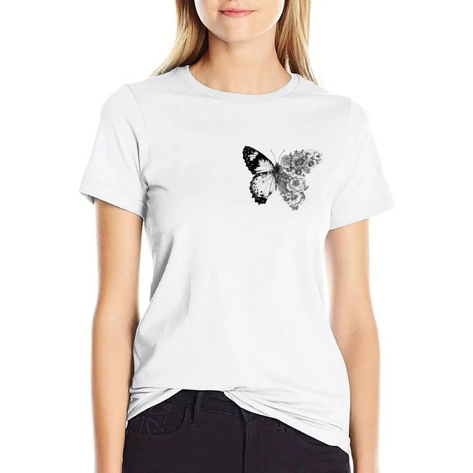 Butterfly in Bloom T-shirt hippie clothes cute clothes black t shirts for Women
Butterfly in Bloom T-shirt hippie clothes cute clothes black t shirts for Women