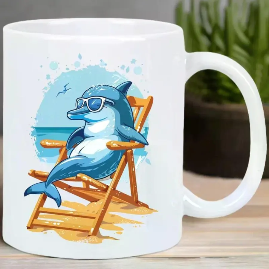 Dolphin Beach Chair Ceramic Coffee Mug Reusable Insulated White Cup HandWash Only Multipurpose No Electricity
Dolphin Beach Chair Ceramic Coffee Mug Reusable Insulated White Cup HandWash Only Multipurpose No Electricity