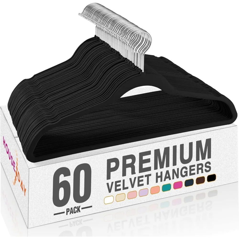 Black Velvet Hangers 60 Pack Non Slip Heavy Duty Slim Space Saving 360 Rotating Hook
Black Velvet Hangers 60 Pack Non Slip Heavy Duty Slim Space Saving 360 Rotating Hook