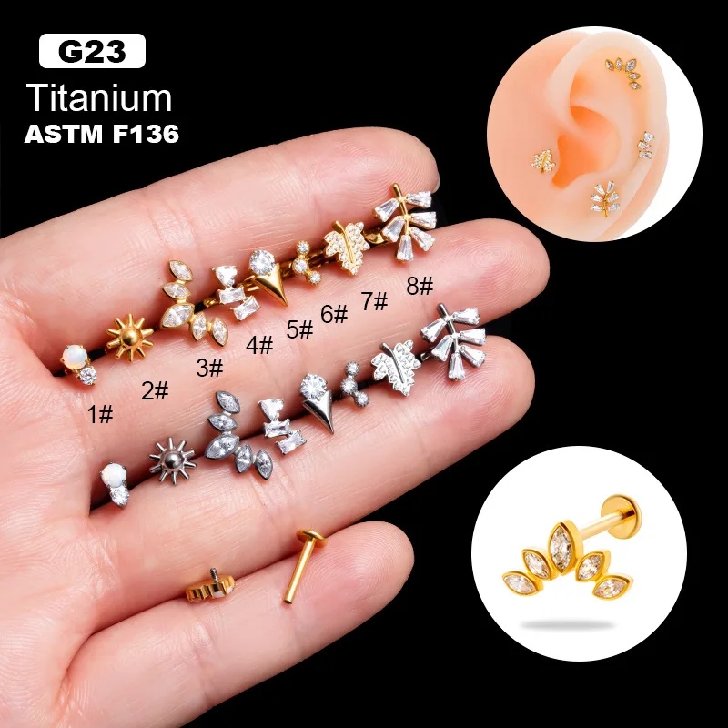 Новый вечный металл Astm G23 F136 титан с внутренней резьбой CZ лист без резьбы labret титановые Ювелирные изделия для пирсинга
Новый вечный металл Astm G23 F136 титан с внутренней резьбой CZ лист без резьбы labret титановые Ювелирные изделия для пирсинга