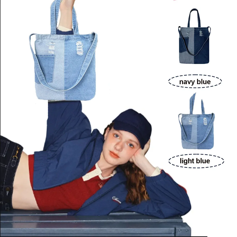 Retro Shoulder Bag Women's Cowboy Crossbody Bags Fashion Solid Messenger Bags Ladies Denim Sling Bag Large Capacity Designer Bag
Retro Shoulder Bag Women's Cowboy Crossbody Bags Fashion Solid Messenger Bags Ladies Denim Sling Bag Large Capacity Designer Bag