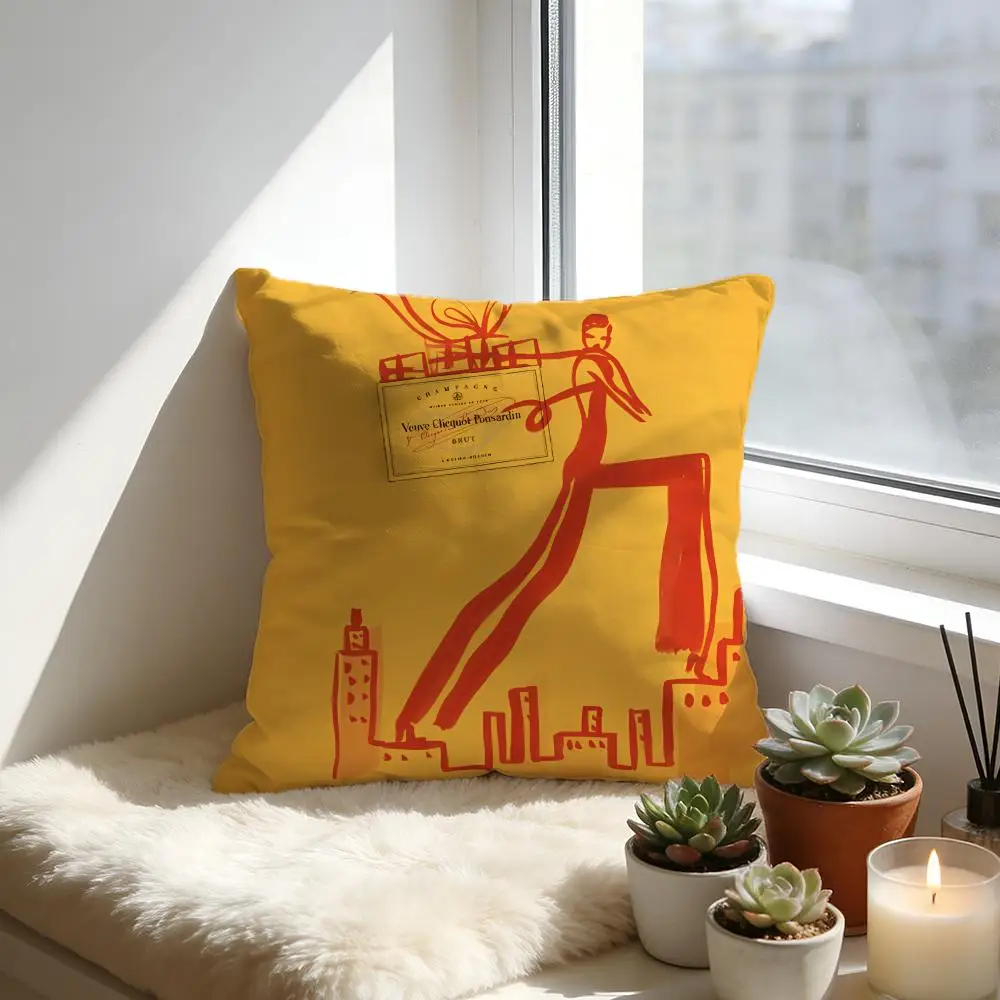 Чехол для подушки Venve Clicquot, уютная бархатная декоративная подушка, мягкая теплая подушка для дивана и кровати
Чехол для подушки Venve Clicquot, уютная бархатная декоративная подушка, мягкая теплая подушка для дивана и кровати