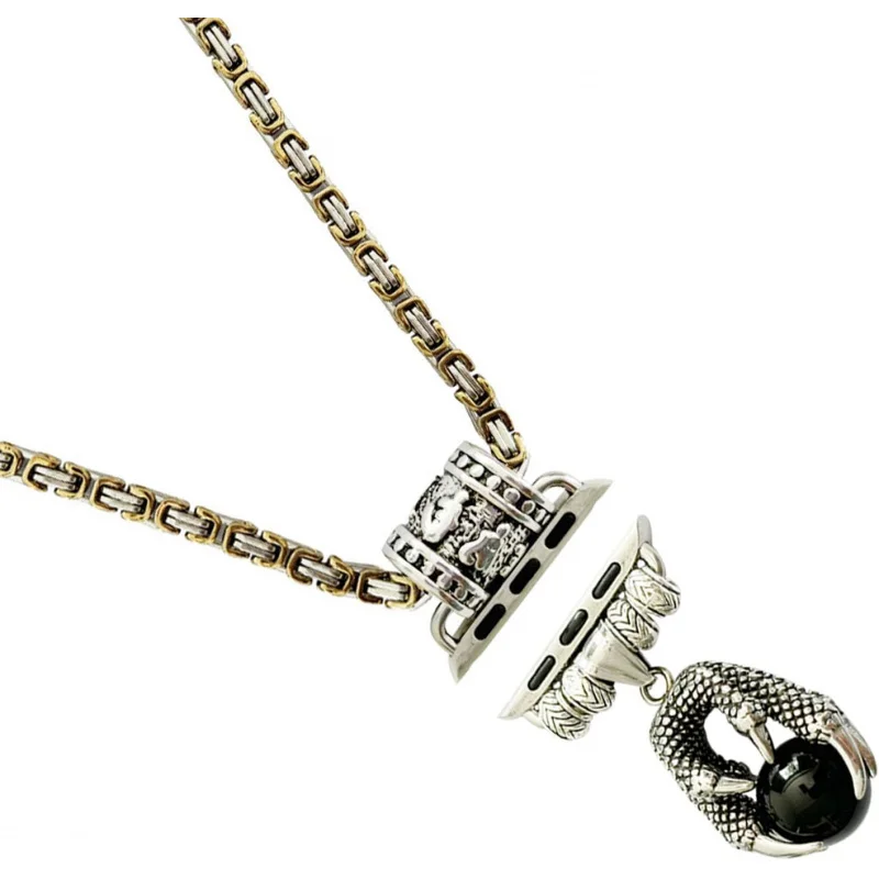 Necklace adapter compatible with Apple Watch, connector wrist strap, feather lanyard iWatch Series 8/7/6/5/4/SE/9
Necklace adapter compatible with Apple Watch, connector wrist strap, feather lanyard iWatch Series 8/7/6/5/4/SE/9