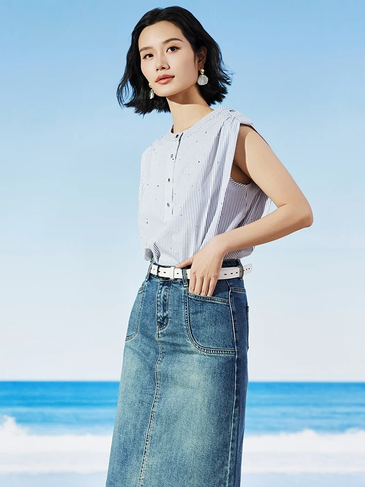 Женская футболка Jien 2026 с круглым вырезом, художественным полосатым узором, омолаживающим эффектом, универсальная, из смесового хлопка
Женская футболка Jien 2026 с круглым вырезом, художественным полосатым узором, омолаживающим эффектом, универсальная, из смесового хлопка