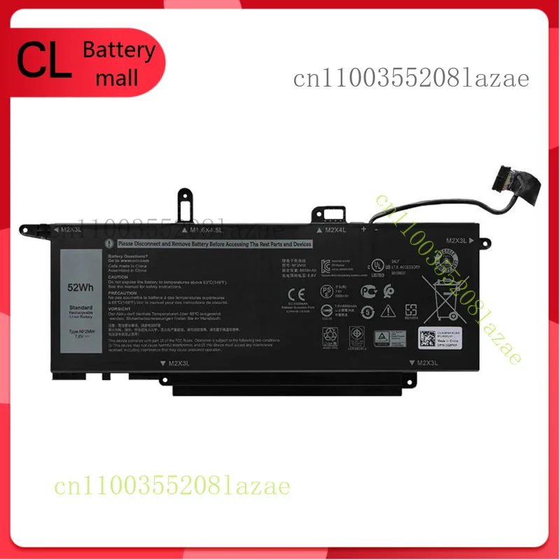 Аккумулятор для ноутбука Dell Latitude 7400 2-в-1 E7260 E7270 7260 52WH NF2MW
Аккумулятор для ноутбука Dell Latitude 7400 2-в-1 E7260 E7270 7260 52WH NF2MW