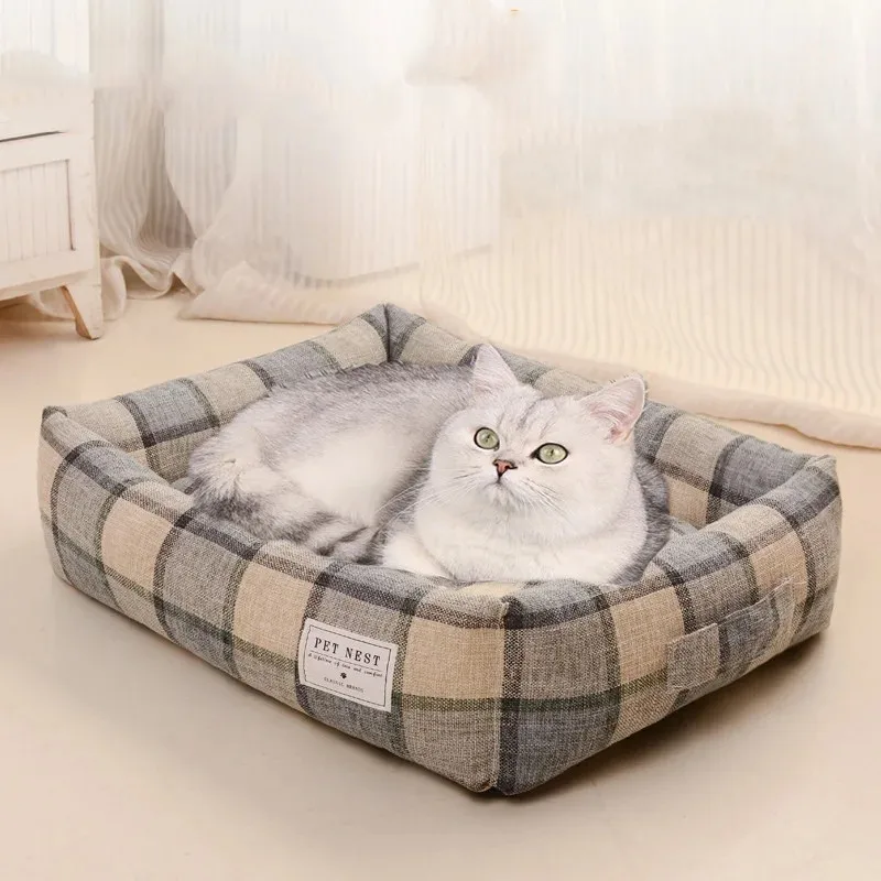 Bed for Dog Cat Pet Soft Square Kennel Animals Accessories Dogs Basket Sofa Bed Larger Medium Puppy Pet Products Mattress
Bed for Dog Cat Pet Soft Square Kennel Animals Accessories Dogs Basket Sofa Bed Larger Medium Puppy Pet Products Mattress