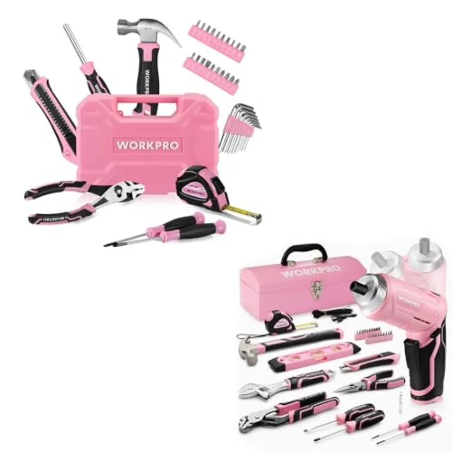 Набор розовых инструментов из 35 предметов и набор розовых инструментов из 75 предметов
Набор розовых инструментов из 35 предметов и набор розовых инструментов из 75 предметов