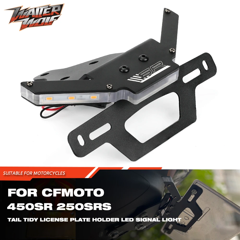 Tail Tidy License Plate Holder For CFMOTO 450 250 SR 450SRS 450NK 2024 2023 Fender Eliminator LED Signals Motorcycle Accessories
Tail Tidy License Plate Holder For CFMOTO 450 250 SR 450SRS 450NK 2024 2023 Fender Eliminator LED Signals Motorcycle Accessories