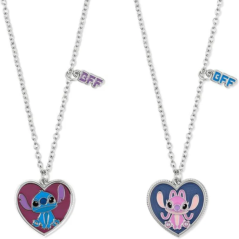 Stitch Necklace Angel Cartoon Anime Character Creative Heart-shaped Couple Style High-end Jewelry Birthday Gift Simple Commuting
Stitch Necklace Angel Cartoon Anime Character Creative Heart-shaped Couple Style High-end Jewelry Birthday Gift Simple Commuting