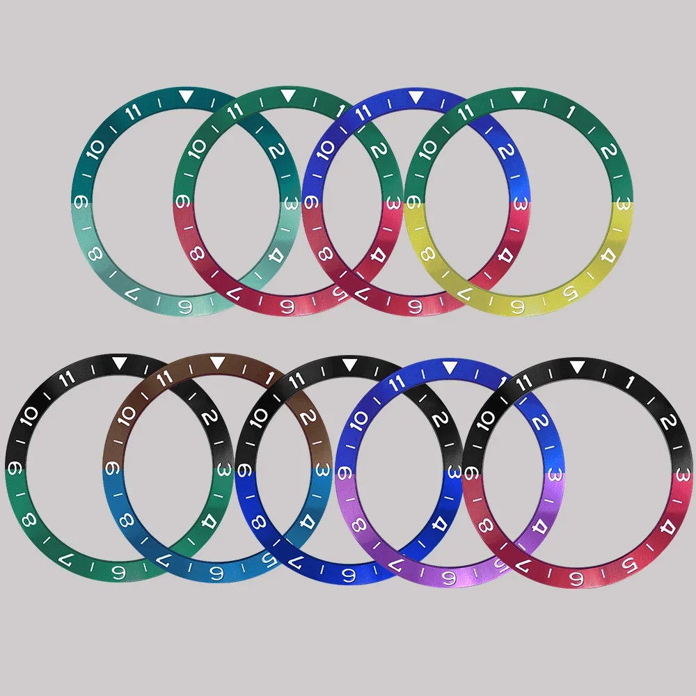 38mm GMT Curved Watch Bezel Insert 12-hour Scales Bezel Ring Fit for SUB SRPD Watch Case NH35 Case Aluminium Bezel Ring
38mm GMT Curved Watch Bezel Insert 12-hour Scales Bezel Ring Fit for SUB SRPD Watch Case NH35 Case Aluminium Bezel Ring