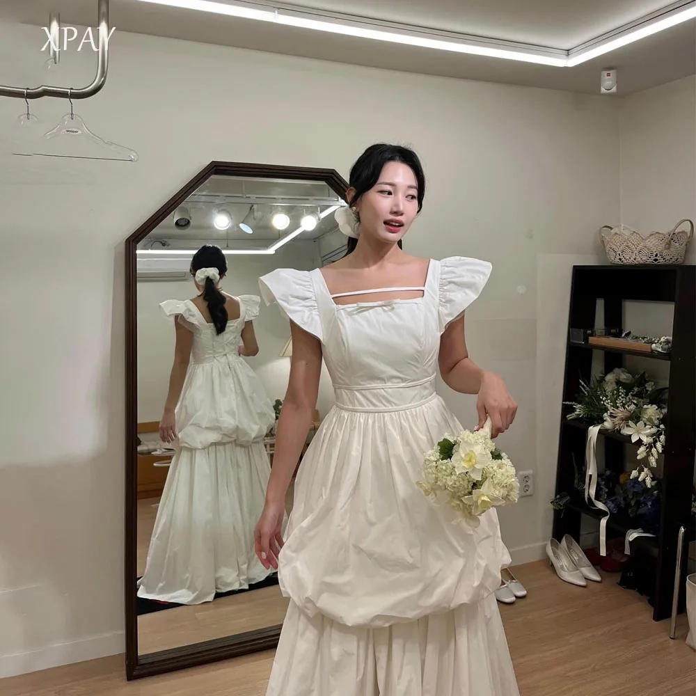 XPAY Simple Square Collar Elegant Korea Wedding Dress Photo Shoot Dresses A-line Prom Gown Floor-Length Fashionable Customized
XPAY Simple Square Collar Elegant Korea Wedding Dress Photo Shoot Dresses A-line Prom Gown Floor-Length Fashionable Customized