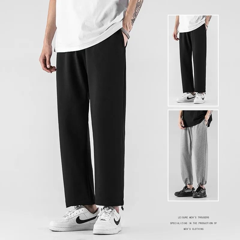ay Sports Pants Men's Loose Straight Knitted Thin Wide Leg Baskeall Sweatpants Dstring Trousers Casual Drapey Sle
ay Sports Pants Men's Loose Straight Knitted Thin Wide Leg Baskeall Sweatpants Dstring Trousers Casual Drapey Sle