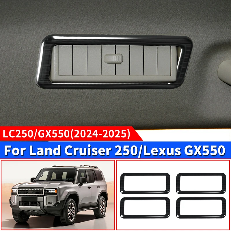 For Toyota Land Cruiser Prado lc 250 2024 2025 Car Roof Air Conditioning Vent Decoration Frame Lexus GX550 Interior Accessories
For Toyota Land Cruiser Prado lc 250 2024 2025 Car Roof Air Conditioning Vent Decoration Frame Lexus GX550 Interior Accessories