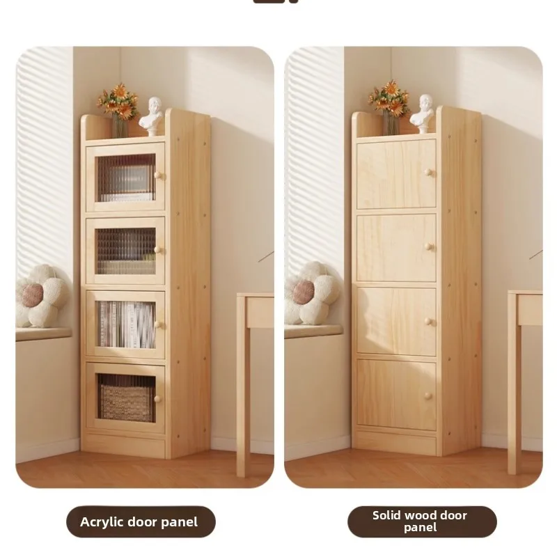 Full Wooden Dust-Proof Narrow Cabinet, Window Sill Storage, Home Floor Storage Rack, Transparent Display Cabinet for Living Room
Full Wooden Dust-Proof Narrow Cabinet, Window Sill Storage, Home Floor Storage Rack, Transparent Display Cabinet for Living Room