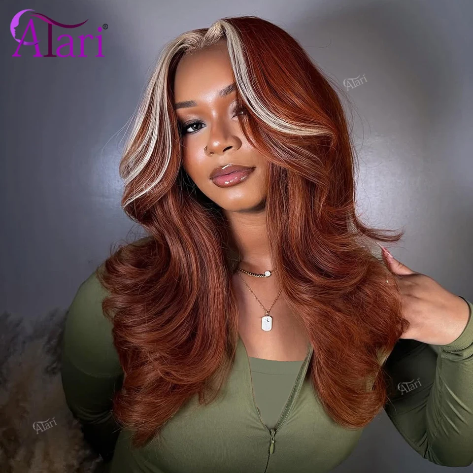 13x4 13x6 Lace Frontal Body Wave Human Hair Wigs Ginger Orange with Blonde Transparent Lace Front Brazilian Hair Wig Pre Plucked
13x4 13x6 Lace Frontal Body Wave Human Hair Wigs Ginger Orange with Blonde Transparent Lace Front Brazilian Hair Wig Pre Plucked