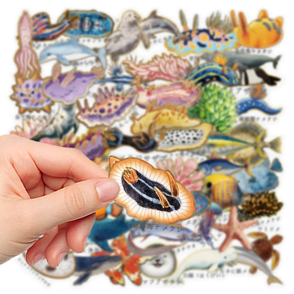 50PCS Creative Japanese Ocean Creature Transparent Graffiti Sticker Personalized DIY Water Cup Desk Scrapbook Luggage Gift Decal
50PCS Creative Japanese Ocean Creature Transparent Graffiti Sticker Personalized DIY Water Cup Desk Scrapbook Luggage Gift Decal