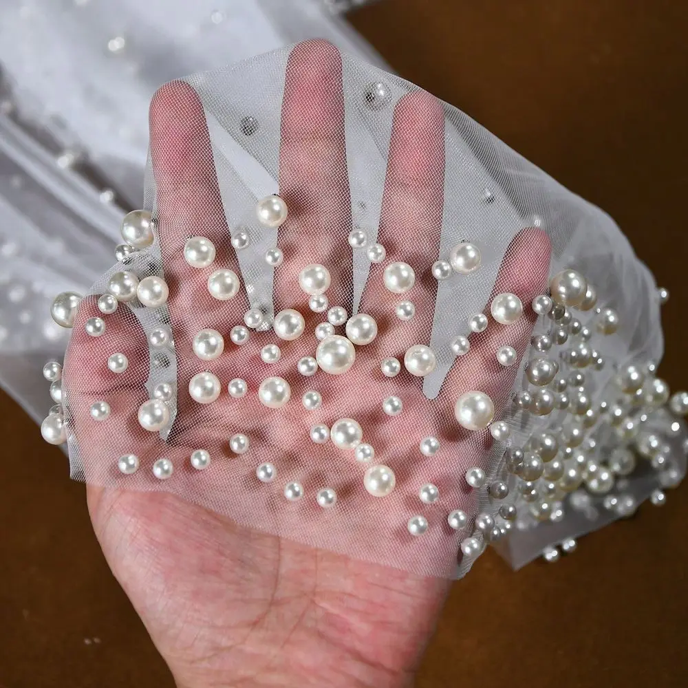Pc Dense Pearl Long Veil, Bridal Cathedral Wedding Accessories Fast Delivery US Stock BM142
Pc Dense Pearl Long Veil, Bridal Cathedral Wedding Accessories Fast Delivery US Stock BM142