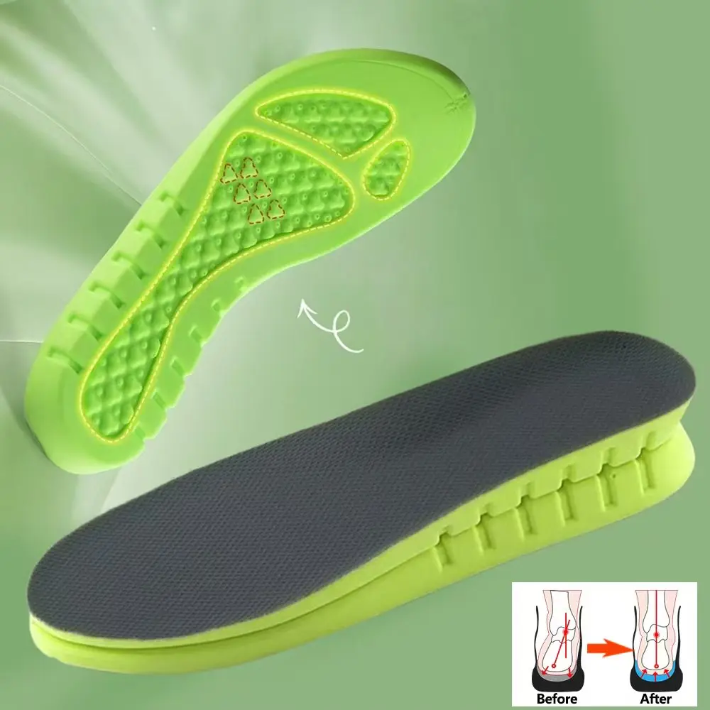 Sport Insoles for Shoes Man Woman Soft High Elastic Latex Shock Absorbing Insoles for Plantar Fasciitis Arch Support Shoes Pads
Sport Insoles for Shoes Man Woman Soft High Elastic Latex Shock Absorbing Insoles for Plantar Fasciitis Arch Support Shoes Pads