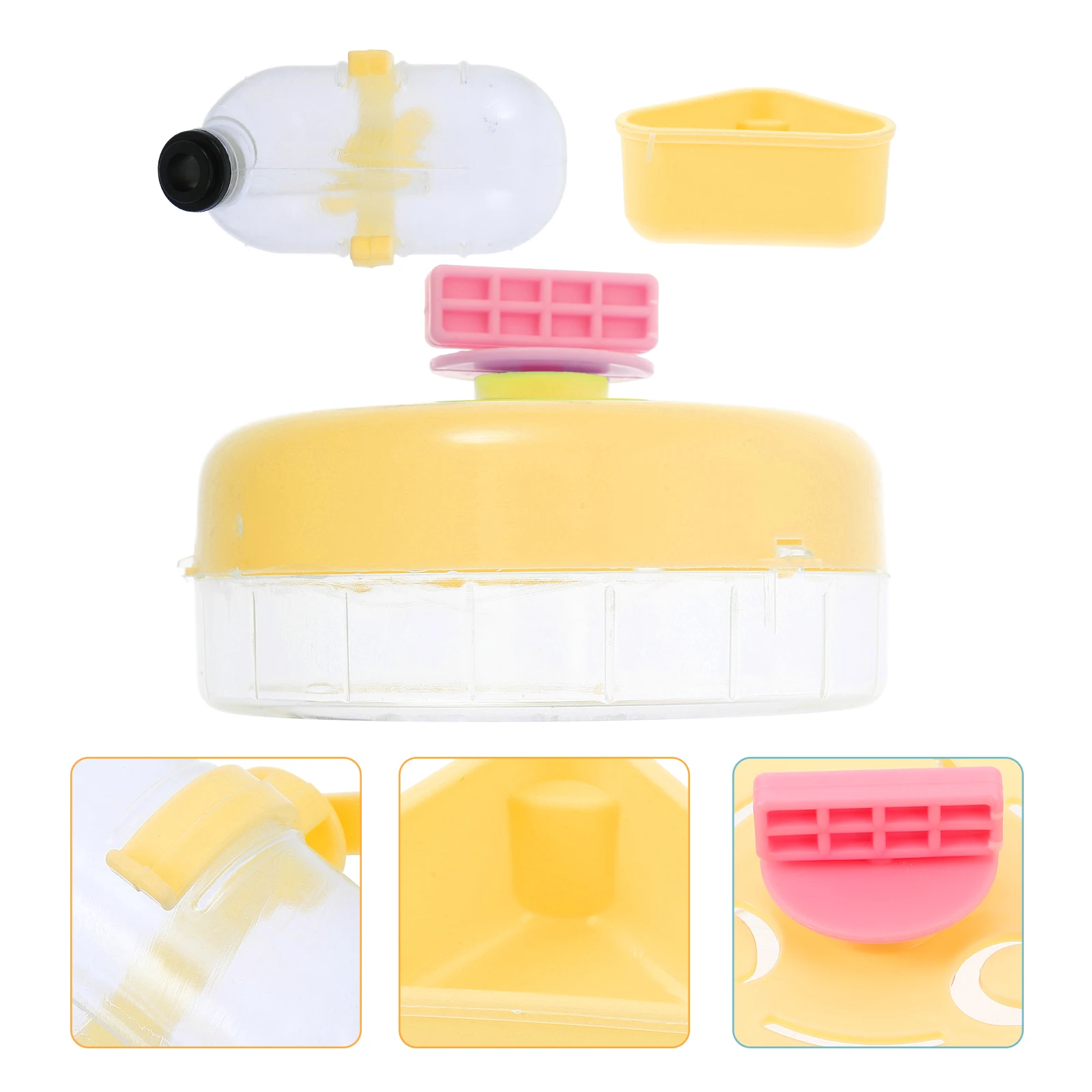 1 set Hamster Cage Accessories Running Wheel Food Box Water Drinker Yellow Small Animal Feeder Bowl Pet Supplies Guinea Pig
1 set Hamster Cage Accessories Running Wheel Food Box Water Drinker Yellow Small Animal Feeder Bowl Pet Supplies Guinea Pig