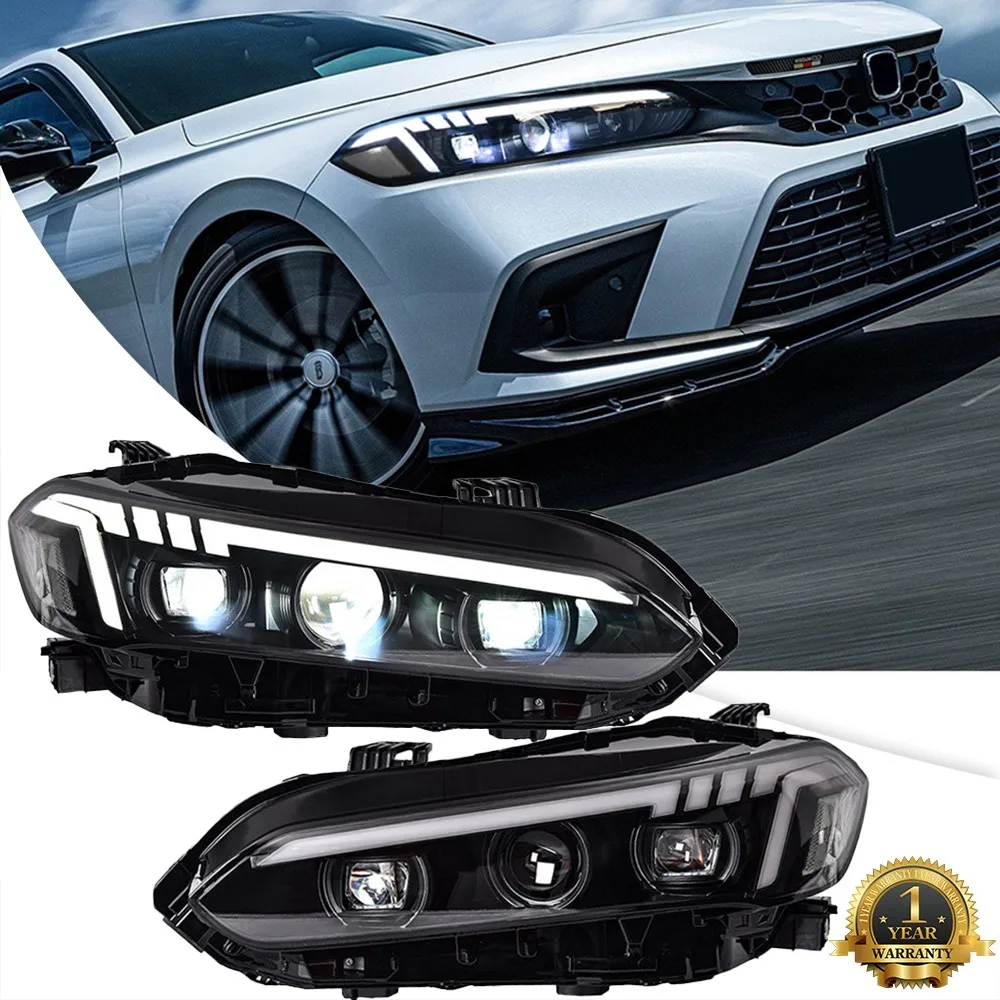 1 комплект, полностью светодиодные фары в сборе для Honda Civic 11-го поколения 2022-2025, последовательные передние лампы, указатели поворота, передние фары
1 комплект, полностью светодиодные фары в сборе для Honda Civic 11-го поколения 2022-2025, последовательные передние лампы, указатели поворота, передние фары