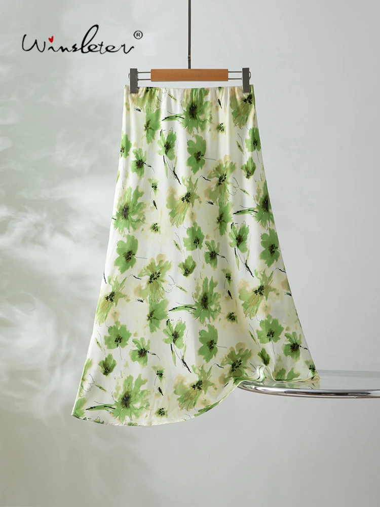 Winsleter-93%Silk 7%Spandex Elegant Skirts, Elastic Waist Floral Print, Women French Commute Trumpet Skirt, 2026 Summer B66942CC
Winsleter-93%Silk 7%Spandex Elegant Skirts, Elastic Waist Floral Print, Women French Commute Trumpet Skirt, 2026 Summer B66942CC