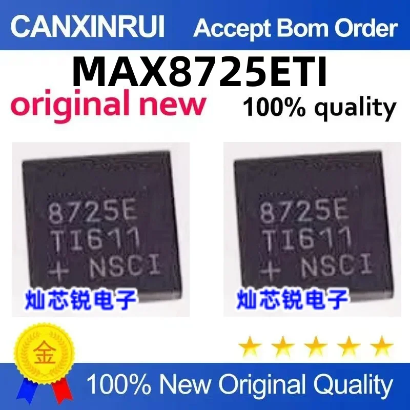 (5-100 pieces) Brand new original 8725E MAX8725ETI MAX8725E QFN
(5-100 pieces) Brand new original 8725E MAX8725ETI MAX8725E QFN