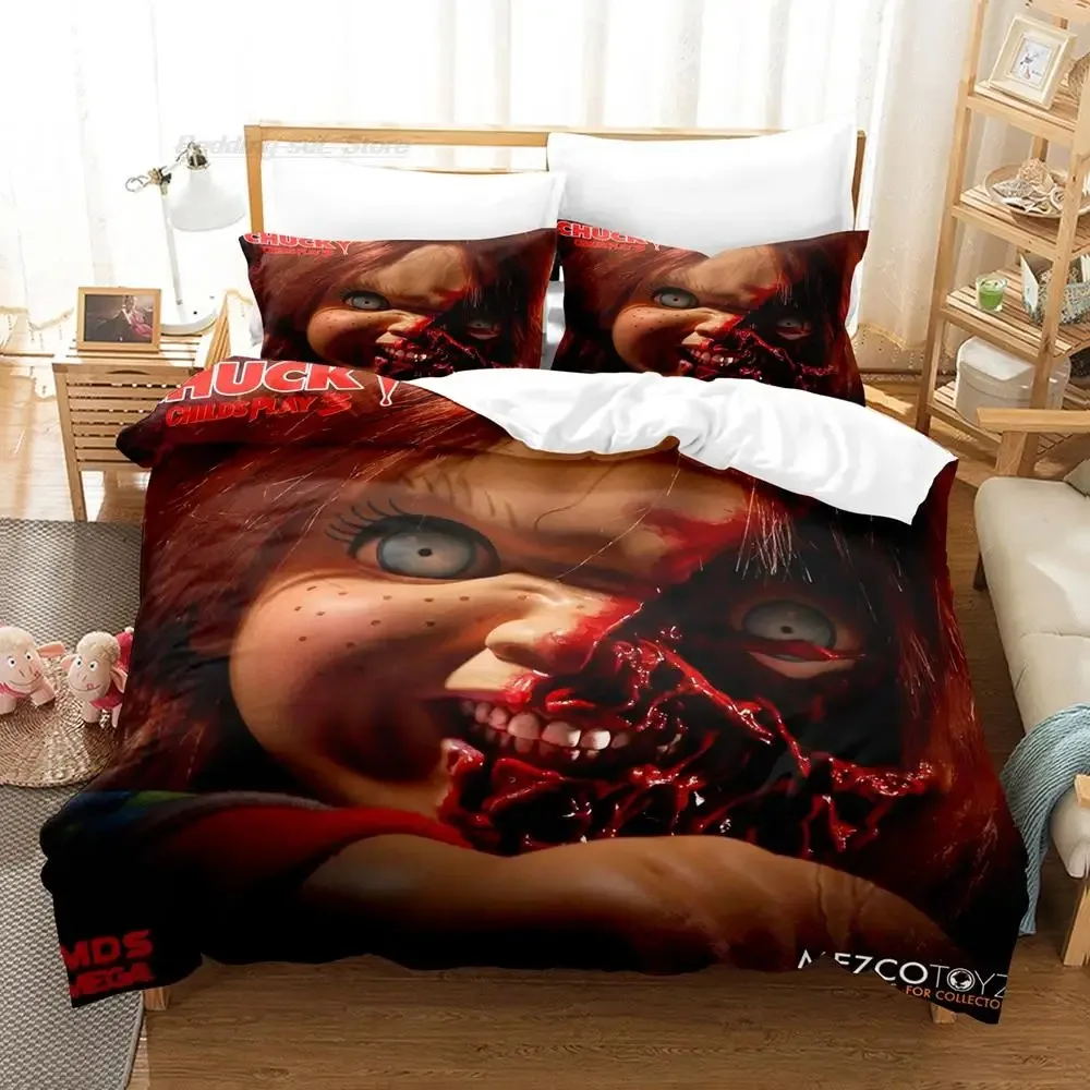 Hot Sale Chucky Bedding Set Single Twin Full Queen King Size Bed Set Aldult Kid Bedroom Duvetcover Sets 3D Print Halloween
Hot Sale Chucky Bedding Set Single Twin Full Queen King Size Bed Set Aldult Kid Bedroom Duvetcover Sets 3D Print Halloween