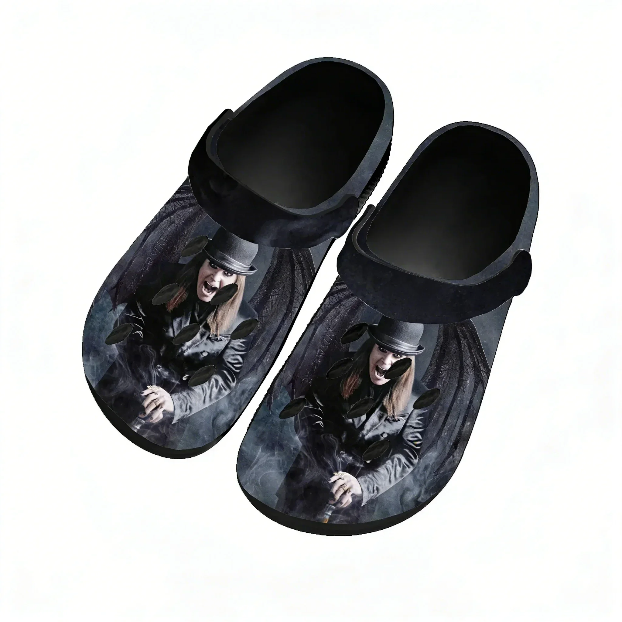 Сандалии Ozzy Osbourne Rock Singer: дышащие сабо с отверстиями для дома и сада, унисекс (мужские, женские, подростковые, детские), черные, на заказ
Сандалии Ozzy Osbourne Rock Singer: дышащие сабо с отверстиями для дома и сада, унисекс (мужские, женские, подростковые, детские), черные, на заказ
