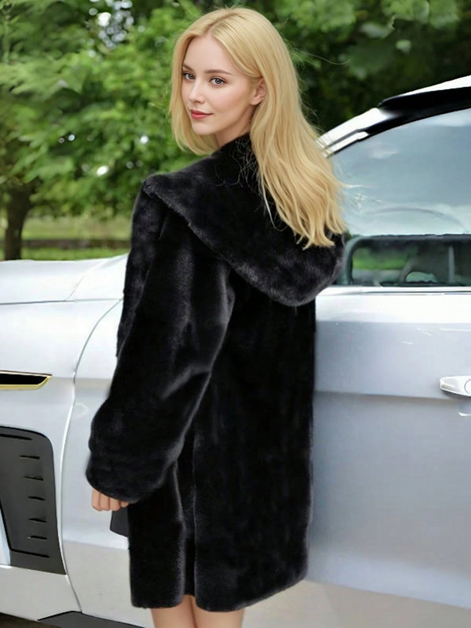 Women's Mid-length Faux Mink Fur Coat Warm Plush Outerwear Street Style Winter New Arrival Elegant Casual Party Outerwear
Women's Mid-length Faux Mink Fur Coat Warm Plush Outerwear Street Style Winter New Arrival Elegant Casual Party Outerwear