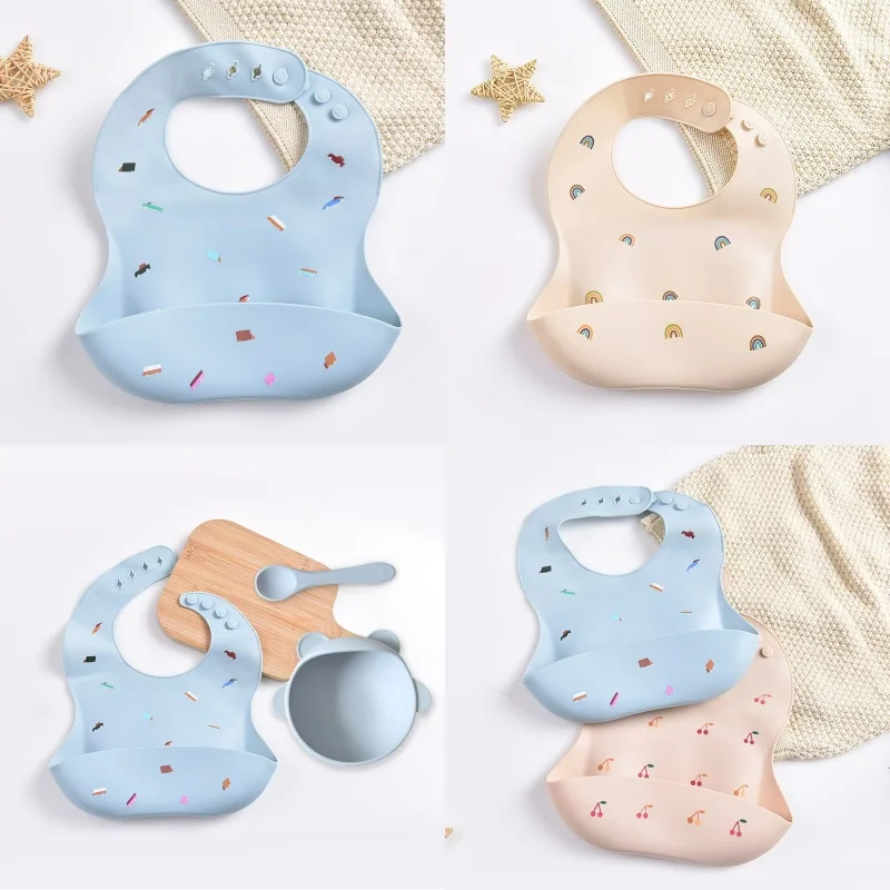 Baby eating bib summer waterproof children's saliva bib super soft silicone feeding tool
Baby eating bib summer waterproof children's saliva bib super soft silicone feeding tool