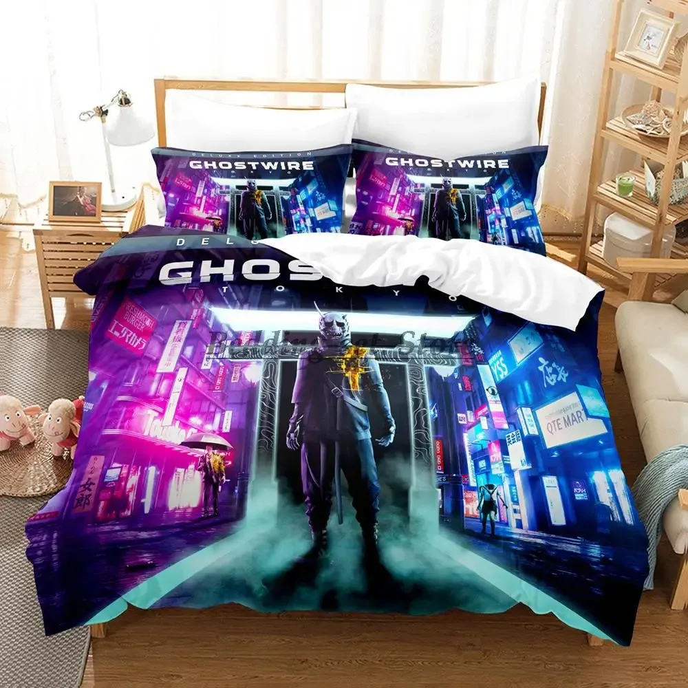 Ghostwire:Tokyo Bedding Set Single Twin Full Queen King Size Bed Set Aldult Kid Bedroom Duvetcover Sets 2023 Anime Bed Sheet Set
Ghostwire:Tokyo Bedding Set Single Twin Full Queen King Size Bed Set Aldult Kid Bedroom Duvetcover Sets 2023 Anime Bed Sheet Set