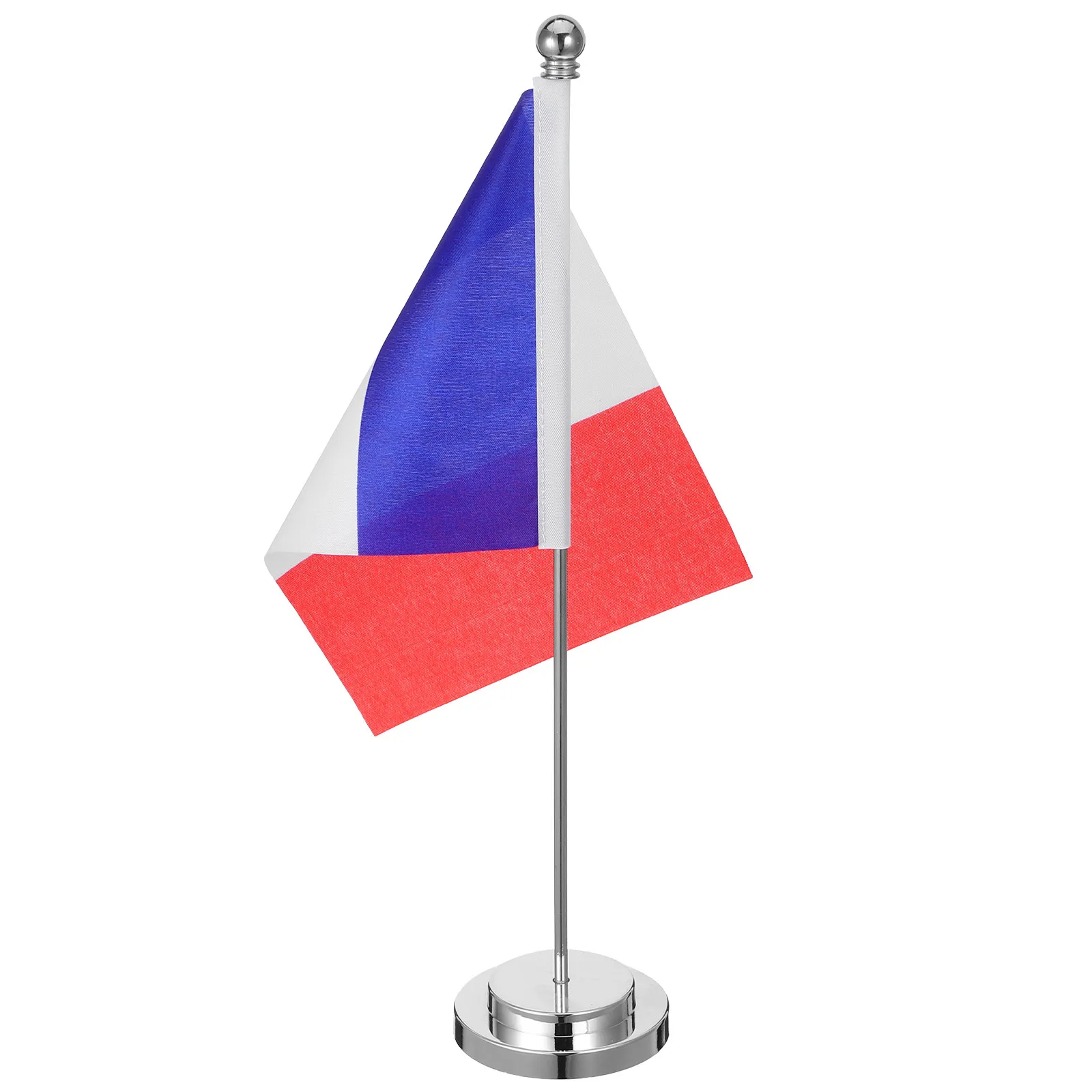 Миниатюрный французский настольный флаг с утяжеленным основанием и изящной ножкой, яркие цвета, украшение для стола, декор для дома и рабочего кабинета
Миниатюрный французский настольный флаг с утяжеленным основанием и изящной ножкой, яркие цвета, украшение для стола, декор для дома и рабочего кабинета