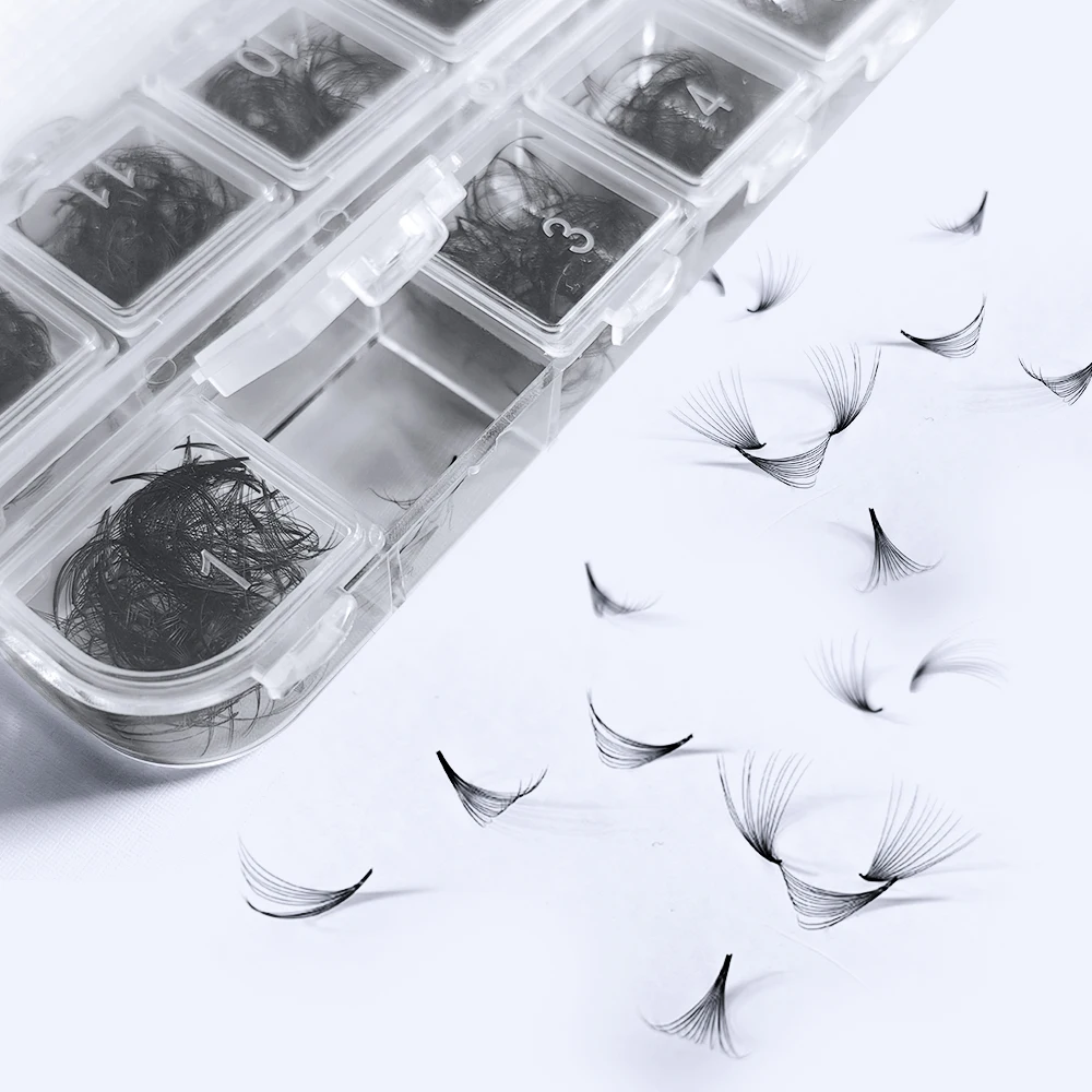 1200 3d /14d Premade Russian Volume Fans Mixed Length 8-13mm Sharp Pointy Stem Premade Lashes Extension Thin Root eyelashes
1200 3d /14d Premade Russian Volume Fans Mixed Length 8-13mm Sharp Pointy Stem Premade Lashes Extension Thin Root eyelashes