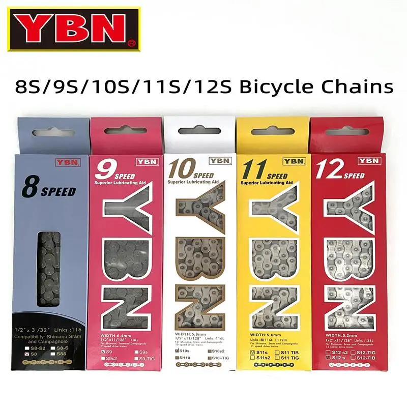 Скоростной горный велосипед YBN 8-12, Легкая Цепь, подходит для маховика переменной скорости SHIMANOSRAM
Скоростной горный велосипед YBN 8-12, Легкая Цепь, подходит для маховика переменной скорости SHIMANOSRAM