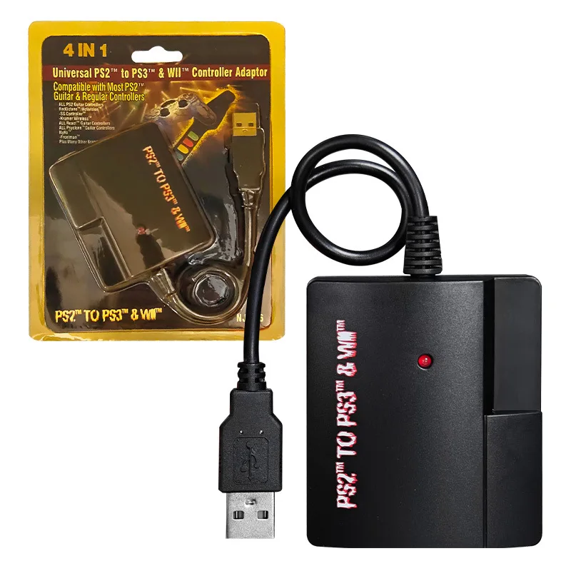 PS2 to PC Adapter PS3 Converter Box Turns PS2 Controller into PC D-Input and PS3 Game Controller
PS2 to PC Adapter PS3 Converter Box Turns PS2 Controller into PC D-Input and PS3 Game Controller
