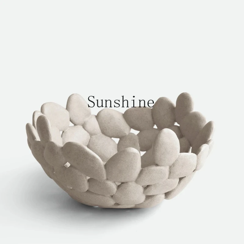 Irregular fruit plate large household living room coffee table dining room storage ornament
Irregular fruit plate large household living room coffee table dining room storage ornament