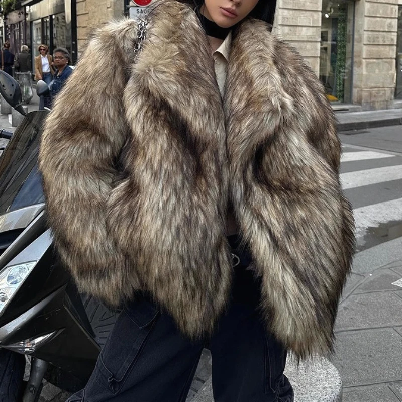 Long Faux Fur Coat Women Autumn Winter Large Jacket Overcoat White Turn Down Collar Pockets Thick Coat Warm Jackets Maxi Coats
Long Faux Fur Coat Women Autumn Winter Large Jacket Overcoat White Turn Down Collar Pockets Thick Coat Warm Jackets Maxi Coats