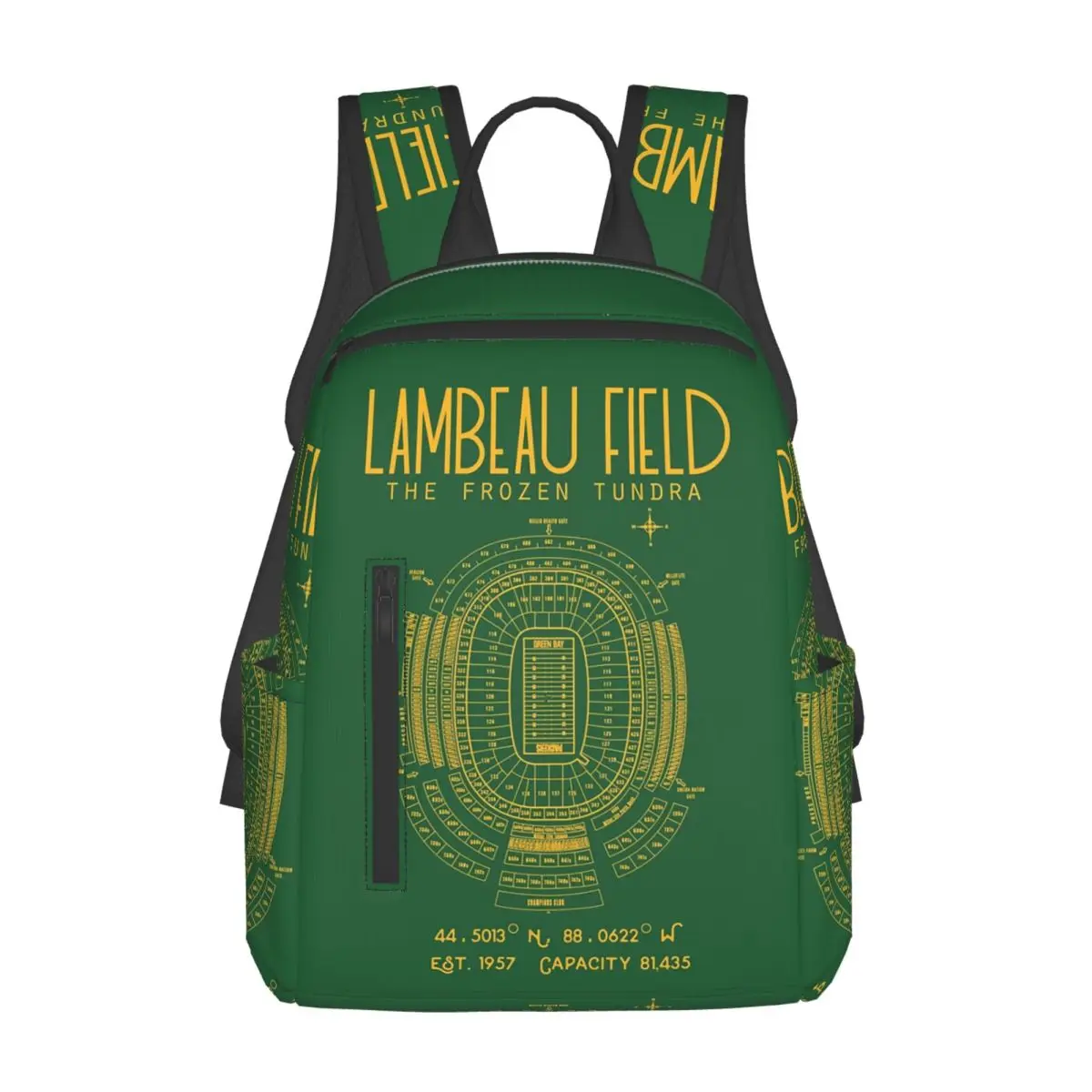 Рюкзак Green Bay Packers Lambeau Field Stadium, рюкзак большой вместимости, сумка для книг для мальчиков и девочек, сумки на плечо для мужчин и женщин
Рюкзак Green Bay Packers Lambeau Field Stadium, рюкзак большой вместимости, сумка для книг для мальчиков и девочек, сумки на плечо для мужчин и женщин