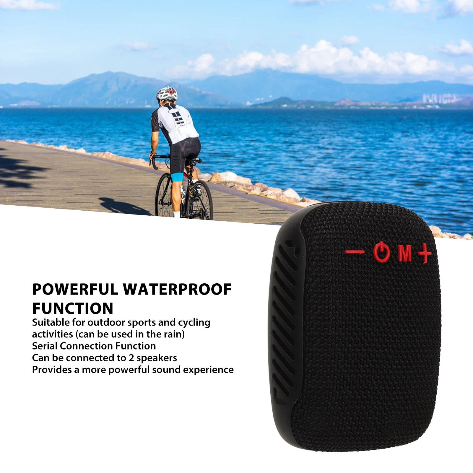 Portable Speaker Cycling Speaker Waterproof Support Memory Card Radio Portable Wireless Speaker with Bike Bracket
Portable Speaker Cycling Speaker Waterproof Support Memory Card Radio Portable Wireless Speaker with Bike Bracket