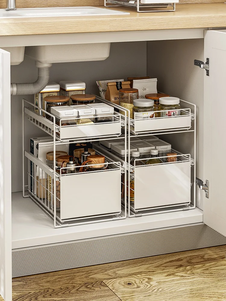 Kitchen Sink Storage Ra Pull out elf No Installation Required Double Layered Modern Simplici Design Utensil Organizer
Kitchen Sink Storage Ra Pull out elf No Installation Required Double Layered Modern Simplici Design Utensil Organizer