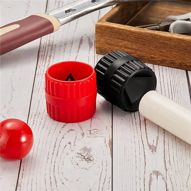A63X-4 Pcs Inner And Outer Reamer Pipes And Pipe Deburring Reamer Pipe Chamfering Tools Suitable For PVC PPR Copper Pipe -A
A63X-4 Pcs Inner And Outer Reamer Pipes And Pipe Deburring Reamer Pipe Chamfering Tools Suitable For PVC PPR Copper Pipe -A